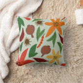 外来花 クッション (ブランケット)