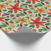 外来花 ラッピングペーパー (角)