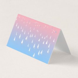 外海で帆船をレースする