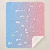 外海で帆船をレースする シェルパブランケット (正面)