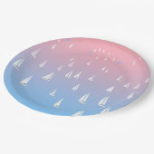 外海で帆船をレースする ペーパープレート (アングル)