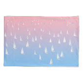 外海で帆船をレースする 枕カバー (裏面)