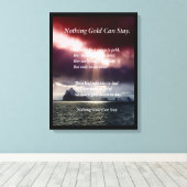 外海 キャンバスプリント (インサイチュ (ウッドフロア))