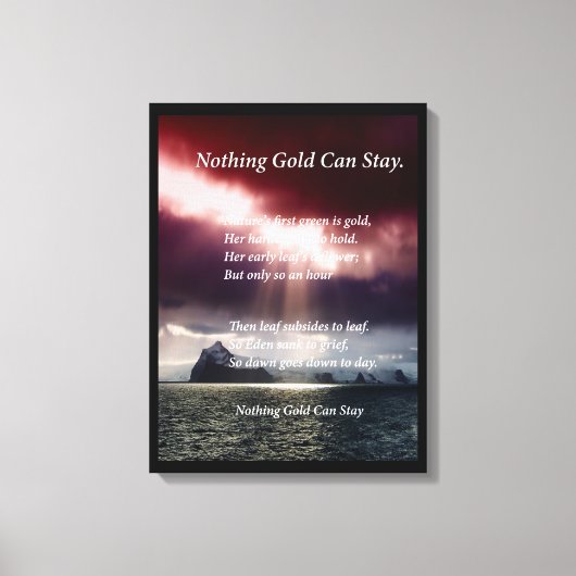 外海 キャンバスプリント (正面)