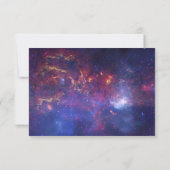 外白熱［赤熱］光を放つ域RSVPでの銀河系 出欠カード (裏面)