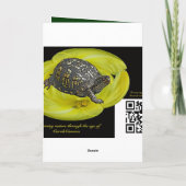 外科を持っているフランスギクの野生の花の花項目 カード (裏面)