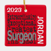 外科カスタム医 セラミックオーナメント (正面)