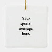 外科医おもしろい体液 セラミックオーナメント (裏面)