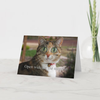外科医のために広く開けて下さい-外科を注目して下さい カード