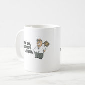 外科医のためのマグ及びギフト コーヒーマグカップ (正面左)