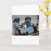 外科医の助手 カード (黄色い花)