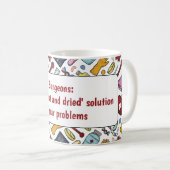 外科医の医療パンの医師のパターンの贈り物 コーヒーマグカップ (正面右)