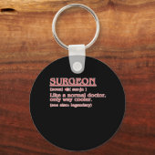 外科医の定義の外科医学博士ニューロログ キーホルダー (正面)