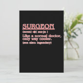 外科医の定義の外科医学博士ニューロログ サンキューカード (スタンド正面)