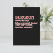 外科医の定義の外科医学博士ニューロログ 出欠カード (スタンド正面)