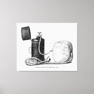 外科医の直立麻酔ケース1896 キャンバスプリント