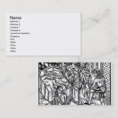 外科医は助手が調整壊れると同時に指示し、 名刺 (正面/裏面)