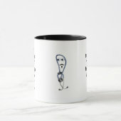 外科医は脚感じが痛いと言う マグカップ (中央)