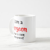 外科医コーヒーマグ コーヒーマグカップ (正面左)