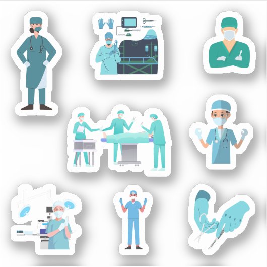 外科医シール シール (正面)