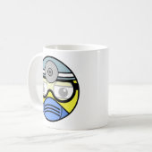 外科医顔コーヒーマグ コーヒーマグカップ (正面左)