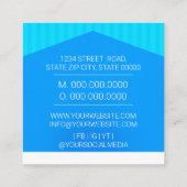 外科医 スクエア名刺 (裏面)