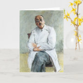 外科医（マックス・リーベルマン著） カード (黄色い花)