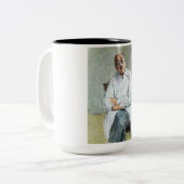外科医(マックス・リーベルマン著) ツートーンマグカップ (正面左)