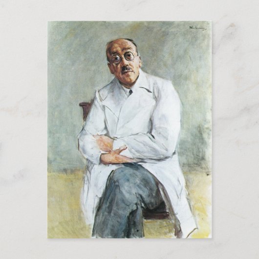 外科医(マックス・リーベルマン著) ポストカード (正面)