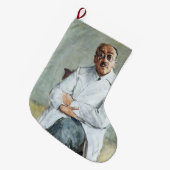 外科医（マックス・リーベルマン著） ラージクリスマスストッキング (正面 (吊り時))