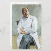 外科医（マックス・リーベルマン著） 便箋 (正面/裏面)