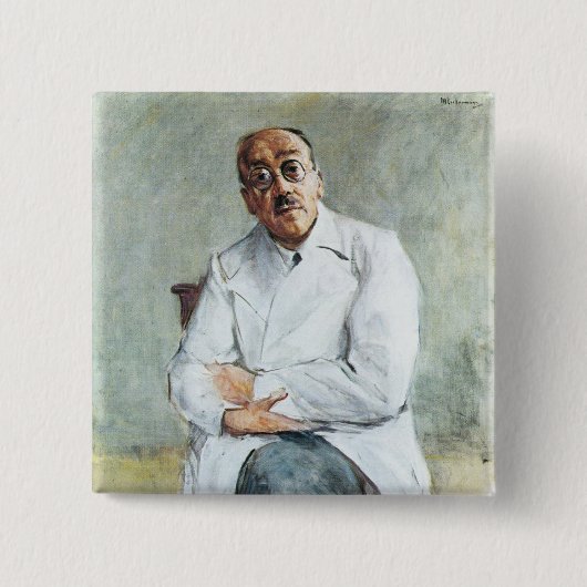 外科医（マックス・リーベルマン著） 缶バッジ (正面)