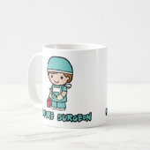 外科医(男の子) コーヒーマグカップ (正面左)