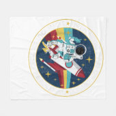 外科学と個人宇宙の大ファン フリースブランケット (正面(横))