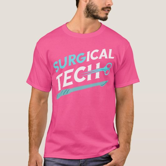 外科専門技術者Surg Tech Surgical Doctor Su Tシャツ (正面)