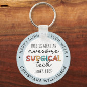 外科技カスタム術師の週のギフトおもしろい品 キーホルダー (正面)
