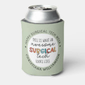 外科技カスタム術師の週のギフトおもしろい品 缶クーラー (缶裏面)