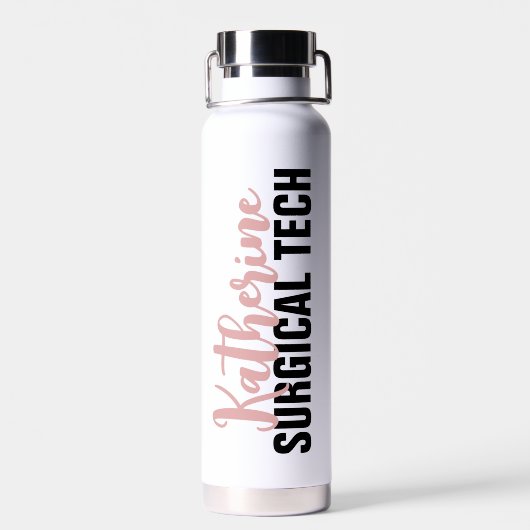 外科技パーソナライズされた術 |手術技術者 ウォーターボトル (背面)