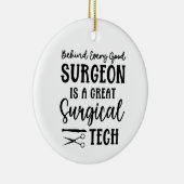 外科技パーソナライズされた術 |手術技術者 セラミックオーナメント (右)
