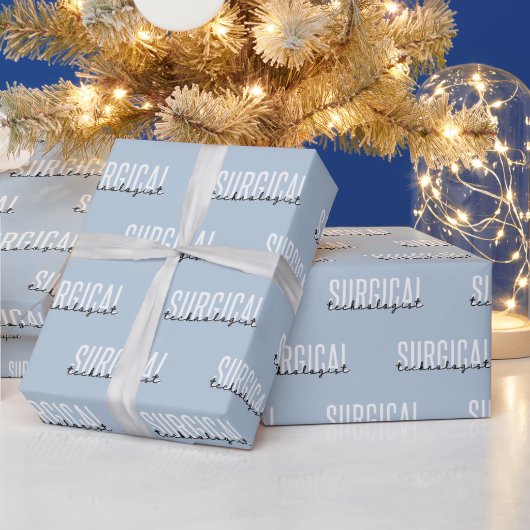 外科技術専門医Med Surg Tech ラッピングペーパー (クリスマス)