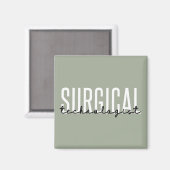 外科技術専門医Med Surg Tech Surgery Tech マグネット (正面/裏面)