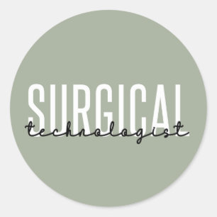 外科技術専門医Med Surg Tech Surgery Tech ラウンドシール