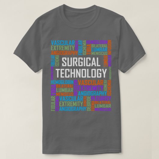 外科技術用語 Tシャツ (デザイン正面)