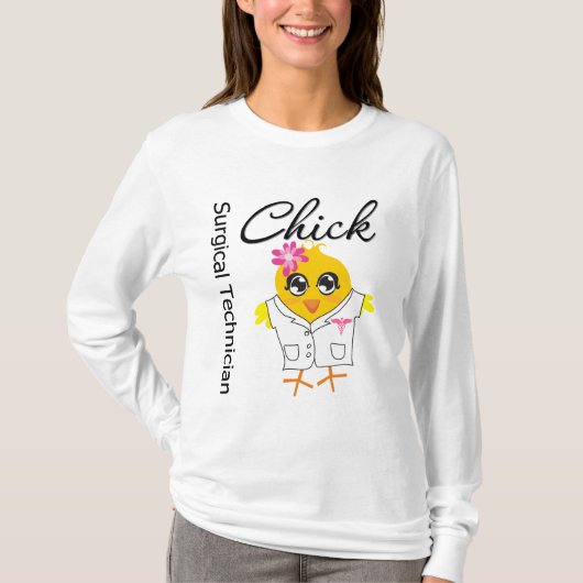外科技術者のひよこ Tシャツ (正面)