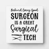 外科技術 |手術技術者の評価 フォトプラーク (正面)