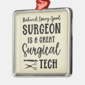 外科技術 |手術技術者の評価 メタルオーナメント (左)