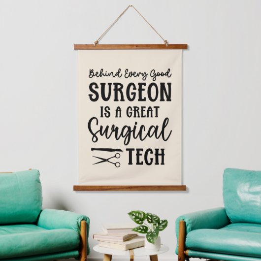 外科技術 |手術技術者の評価 吊り下げ型タペストリー (リビング)
