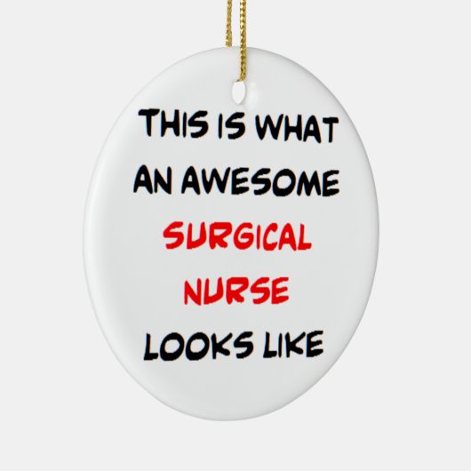 外科用ナース素晴らし、 セラミックオーナメント (右)