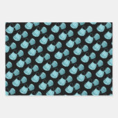 外科用マスクラッピング紙フラットシートセット3 ラッピングペーパーシート (正面3)