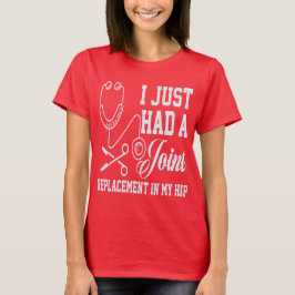 外科用引用文Iが最近、お尻関節交換を行った Tシャツ